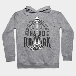 rock skeleton Hoodie